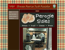 Tablet Screenshot of perogies-uaya.com